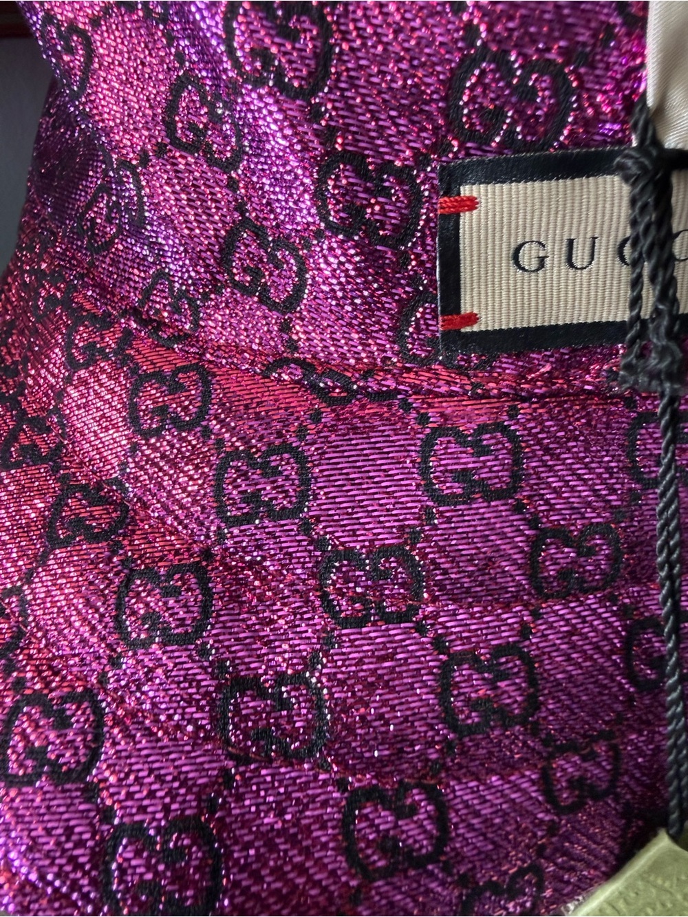 Gucci Reversible Hot Pink Jacquard Bucket Hat - Picture 7 of 8